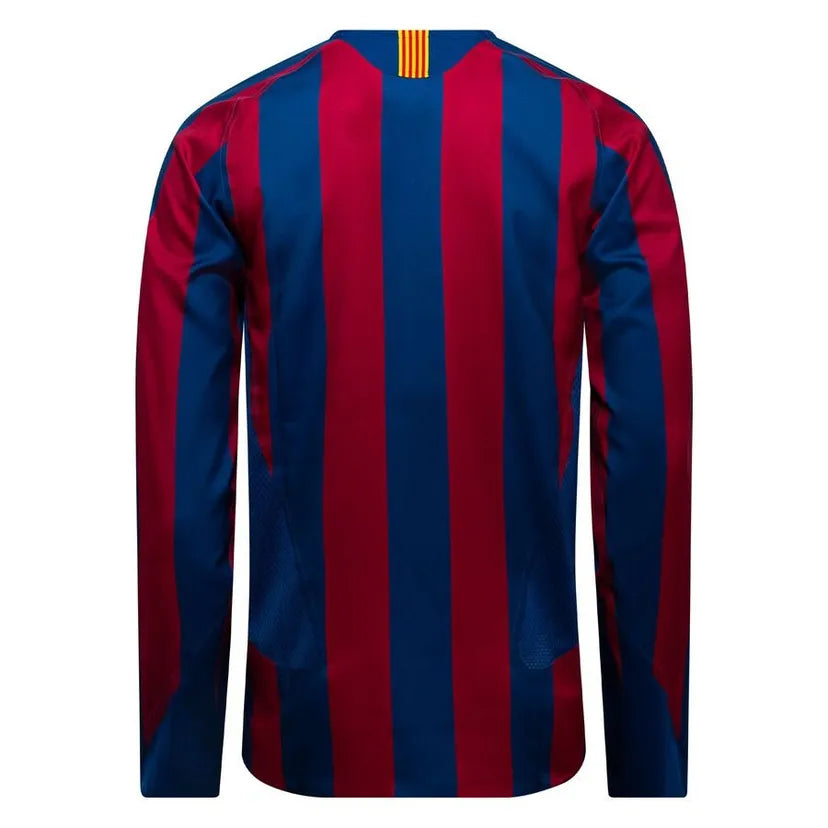 Maillot FC Barcelone Domicile 2005/06 Reissue Manches Longues Edition Limitée