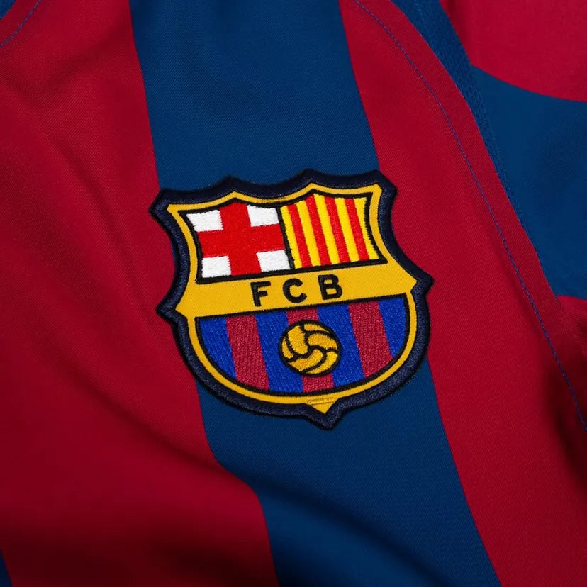 Maillot FC Barcelone Domicile 2005/06 Reissue Manches Longues Edition Limitée